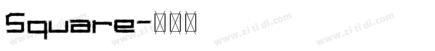 Square字体转换