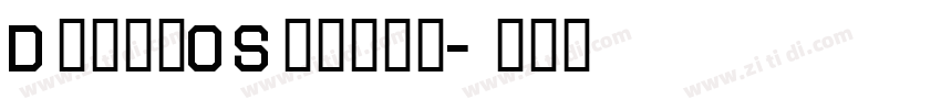 DaddyOSquare字体转换