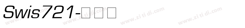 Swis721字体转换