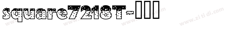 square7218T字体转换