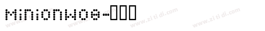 MinionW08字体转换