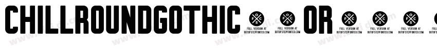 ChillRoundGothic_Nor字体转换