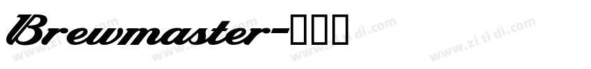 Brewmaster字体转换