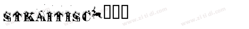 STKaitiSC字体转换