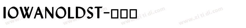 IowanOLDSt字体转换