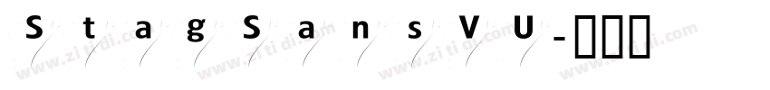 StagSansVU字体转换