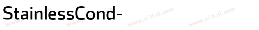 StainlessCond字体转换