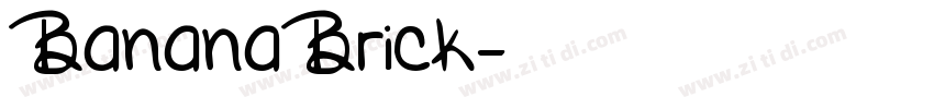BananaBrick字体转换