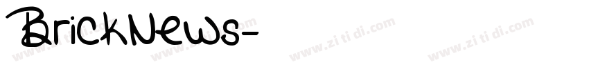 BrickNews字体转换