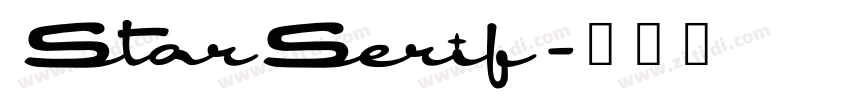 StarSerif字体转换