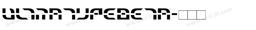 UltratypeBeta字体转换