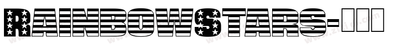 RainbowStars字体转换