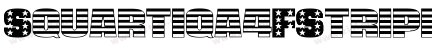 Squartiqa4FStripes字体转换