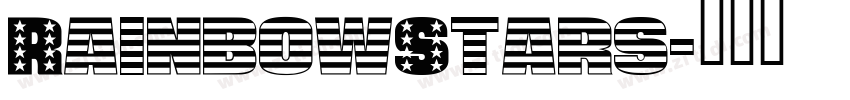 RainbowStars字体转换