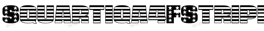 Squartiqa4FStripes字体转换