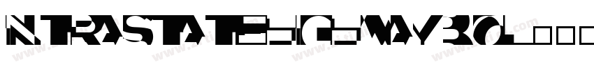 IntraStateHighwayBol字体转换