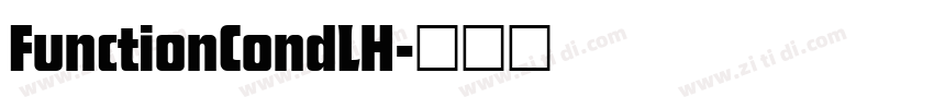 FunctionCondLH字体转换