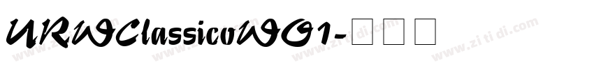 URWClassicoWO1字体转换