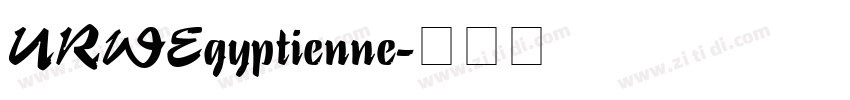 URWEgyptienne字体转换