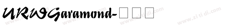 URWGaramond字体转换
