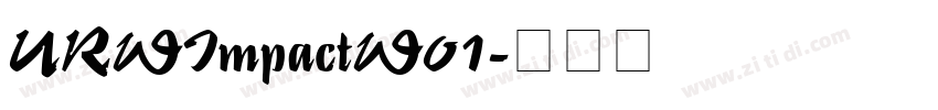 URWImpactW01字体转换