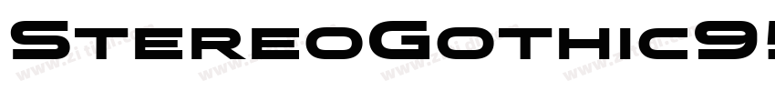 StereoGothic950字体转换 StereoGothic950字体转换