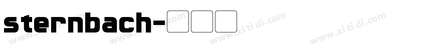 sternbach字体转换