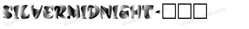 SilverMidnight字体转换
