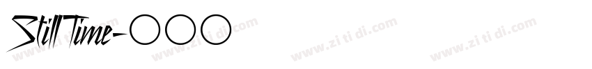 StillTime字体转换