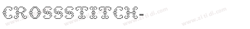 CROSSSTITCH字体转换