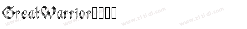 GreatWarrior字体转换