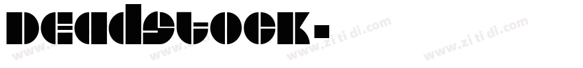 DeadStock字体转换