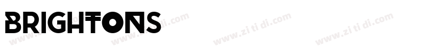 BRIGHTONS字体转换