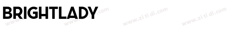 brightlady字体转换