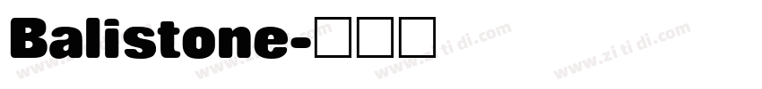 Balistone字体转换