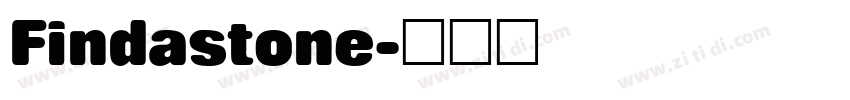 Findastone字体转换