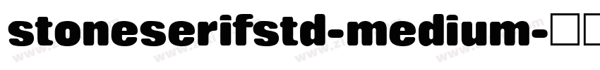 stoneserifstd-medium字体转换