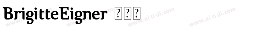 BrigitteEigner字体转换