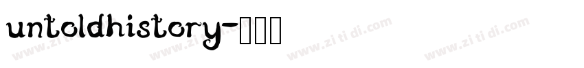 untoldhistory字体转换