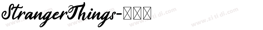 StrangerThings字体转换