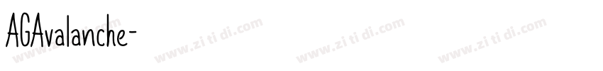 AGAvalanche字体转换