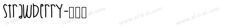 STRAWBERRY字体转换