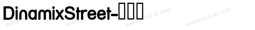DinamixStreet字体转换