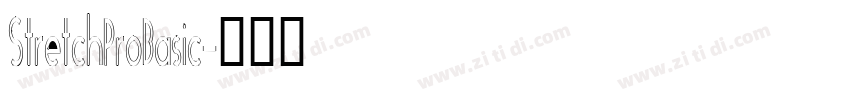 StretchProBasic字体转换