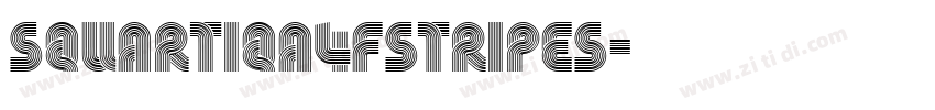 Squartiqa4FStripes字体转换