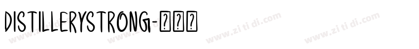 DistilleryStrong字体转换