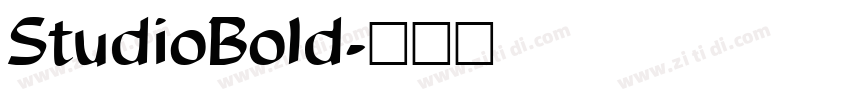 StudioBold字体转换