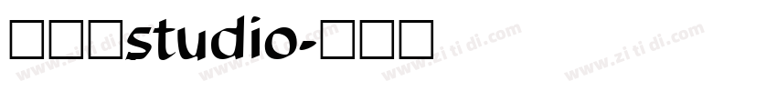 于哇塞studio字体转换