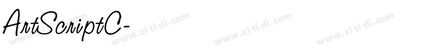 ArtScriptC字体转换