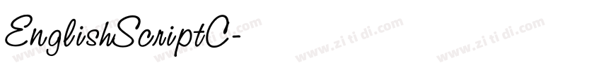 EnglishScriptC字体转换